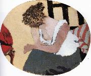 Edouard Vuillard oval negligee Sweden oil painting artist